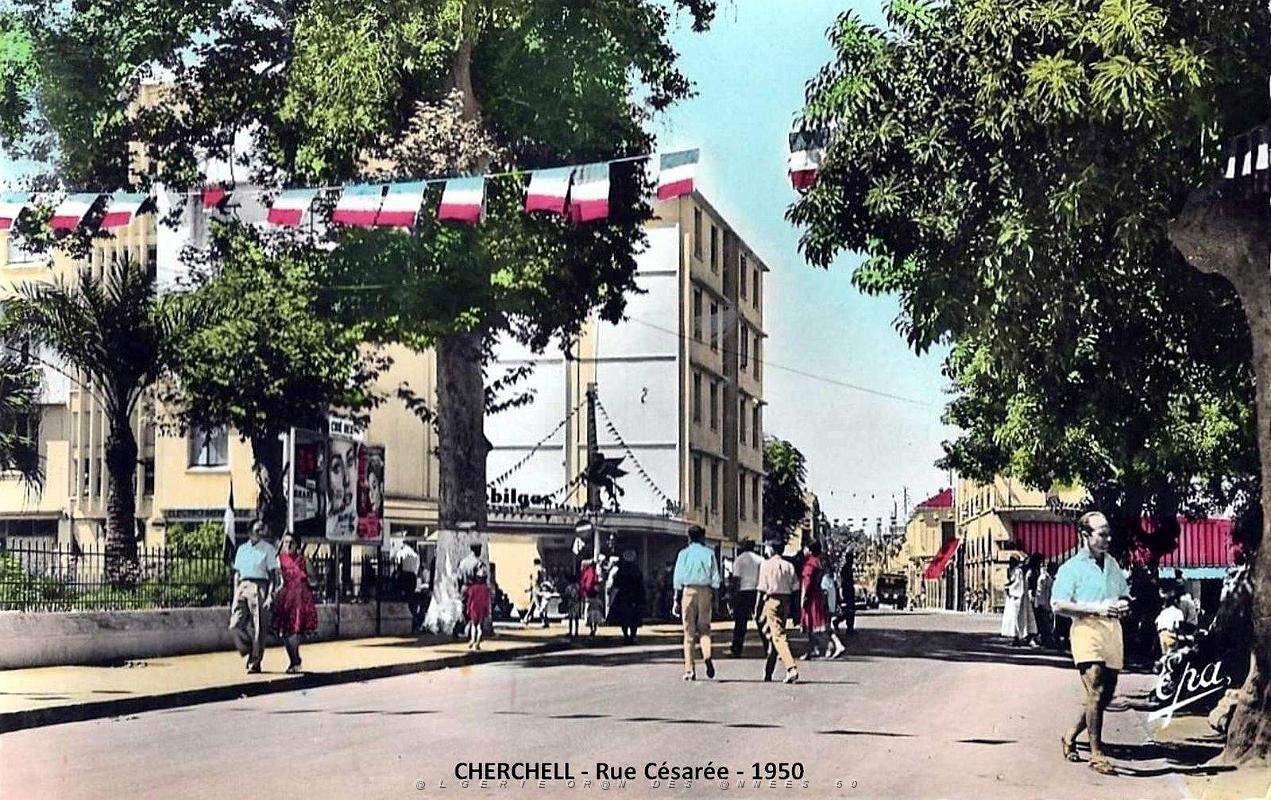 900- Cherchell - Rue Cesaree 1950.jpg